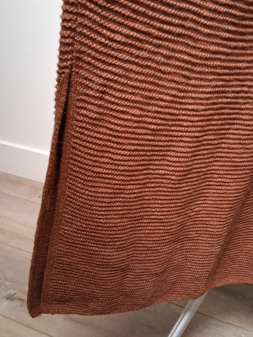 Abercrombie & Fitch Rust Knit Maxi Dress Spaghetti Straps size Medium